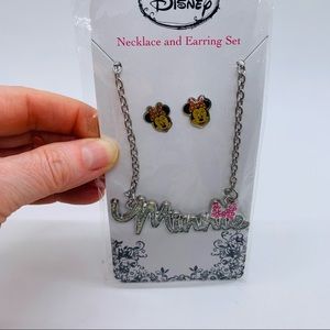 NWT Disney Necklace and Earring Set Ages 3+. Bought in DisneyWorld 🐭